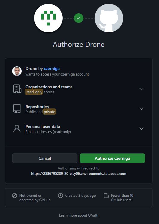 Authorization in the Drone