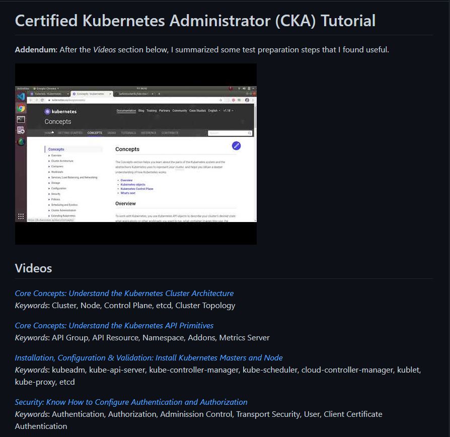 free cka online course